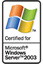 Works with Windows 2003