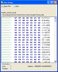 Hex Dump Sample